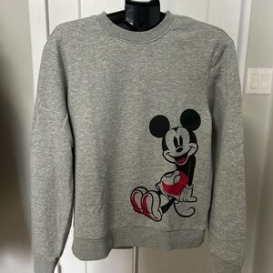 Gray Mickey Mouse Sweater-women’s medium